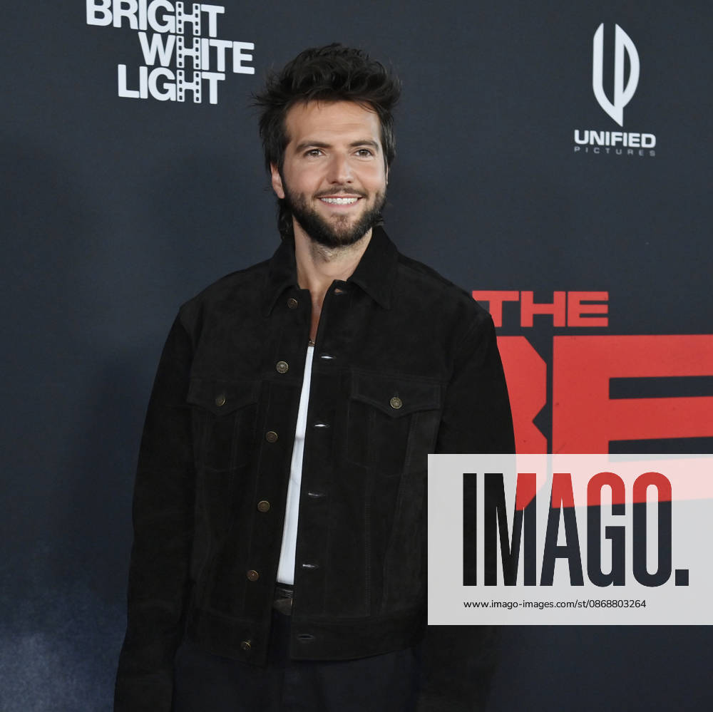 Cast member Guy Burnet attends the premiere of the motion picture thriller The Beast at the Academy museum of Motion Pictures in Los Angeles on Tuesday, October 10, 2026. Storyline: When a militia of unidentified hostiles coordinates a coup against the U.S., the president uncovers the extent of The Beast s highly classified offensive capabilities in order to save his life and America. LAP20261006803 JIMxRUYMEN