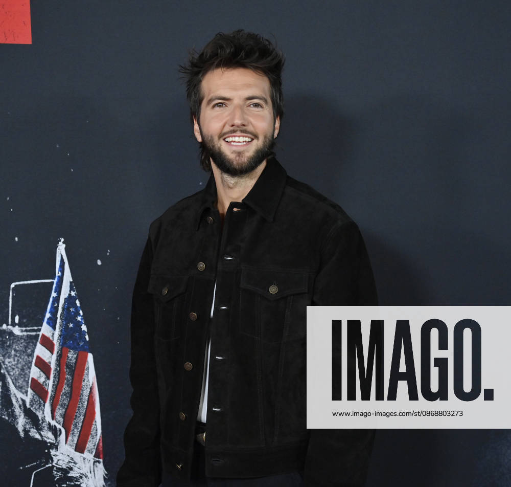 Cast member Guy Burnet attends the premiere of the motion picture thriller The Beast at the Academy museum of Motion Pictures in Los Angeles on Tuesday, October 10, 2026. Storyline: When a militia of unidentified hostiles coordinates a coup against the U.S., the president uncovers the extent of The Beast s highly classified offensive capabilities in order to save his life and America. LAP20261006804 JIMxRUYMEN