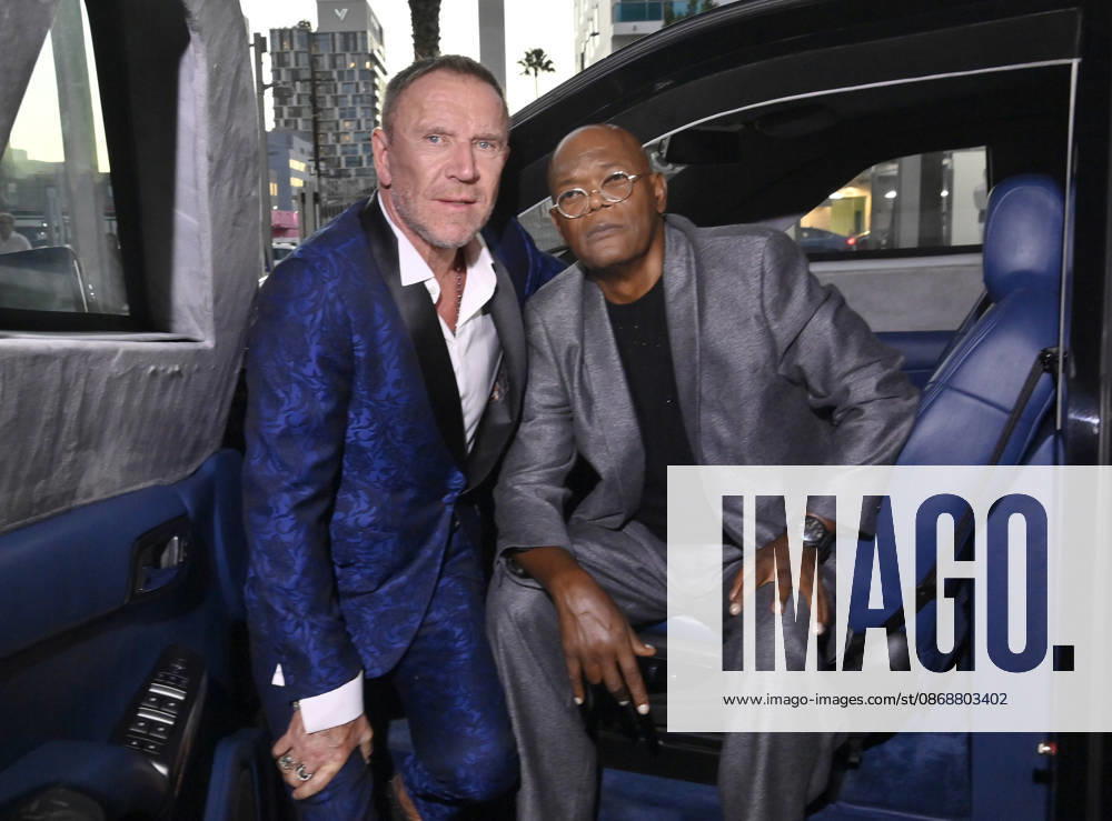 Director Renny Harlin (L) and cast member Samuel L. Jackson attend the premiere of the motion picture thriller The Beast at the Academy museum of Motion Pictures in Los Angeles on Tuesday, October 10, 2026. Storyline: When a militia of unidentified hostiles coordinates a coup against the U.S., the president uncovers the extent of The Beast s highly classified offensive capabilities in order to save his life and America. LAP20261006823 JIMxRUYMEN