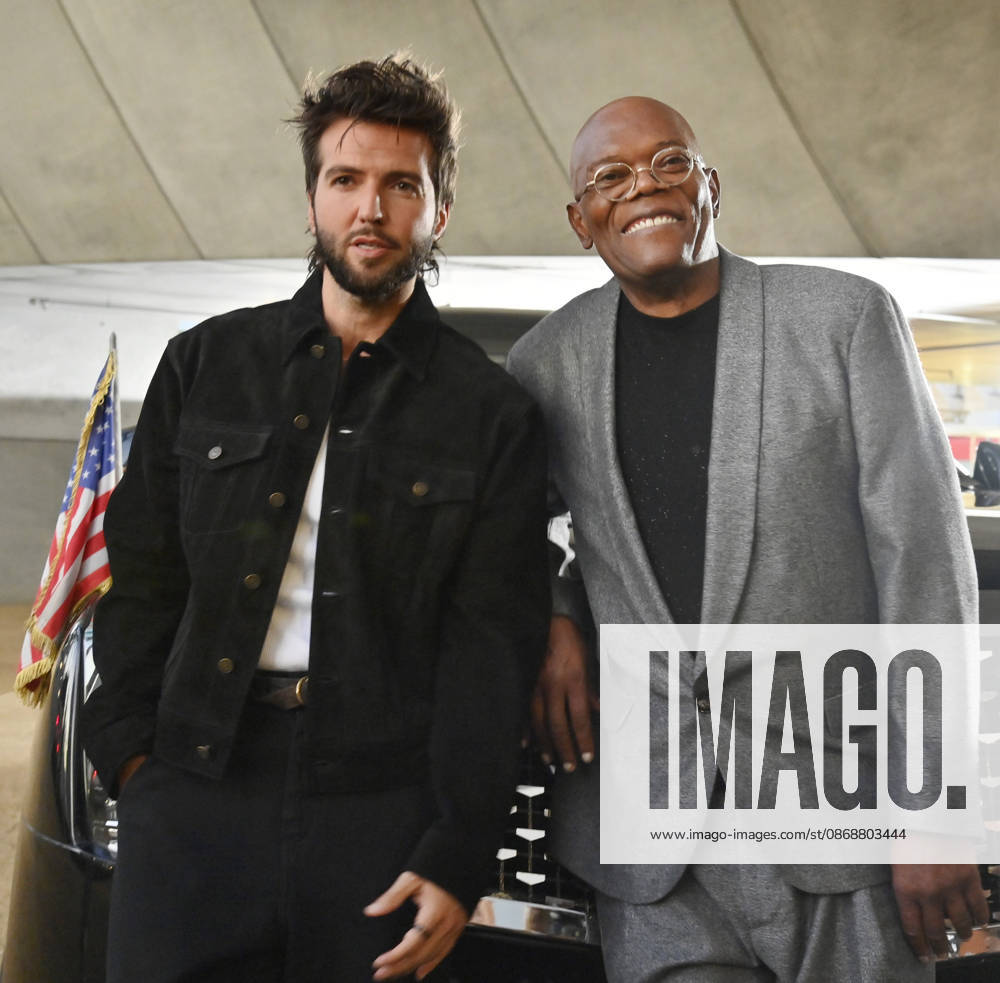 Cast members Guy Burnet (L) and Samuel L. Jackson attend the premiere of the motion picture thriller The Beast at the Academy museum of Motion Pictures in Los Angeles on Tuesday, October 10, 2026. Storyline: When a militia of unidentified hostiles coordinates a coup against the U.S., the president uncovers the extent of The Beast s highly classified offensive capabilities in order to save his life and America. LAP20261006828 JIMxRUYMEN