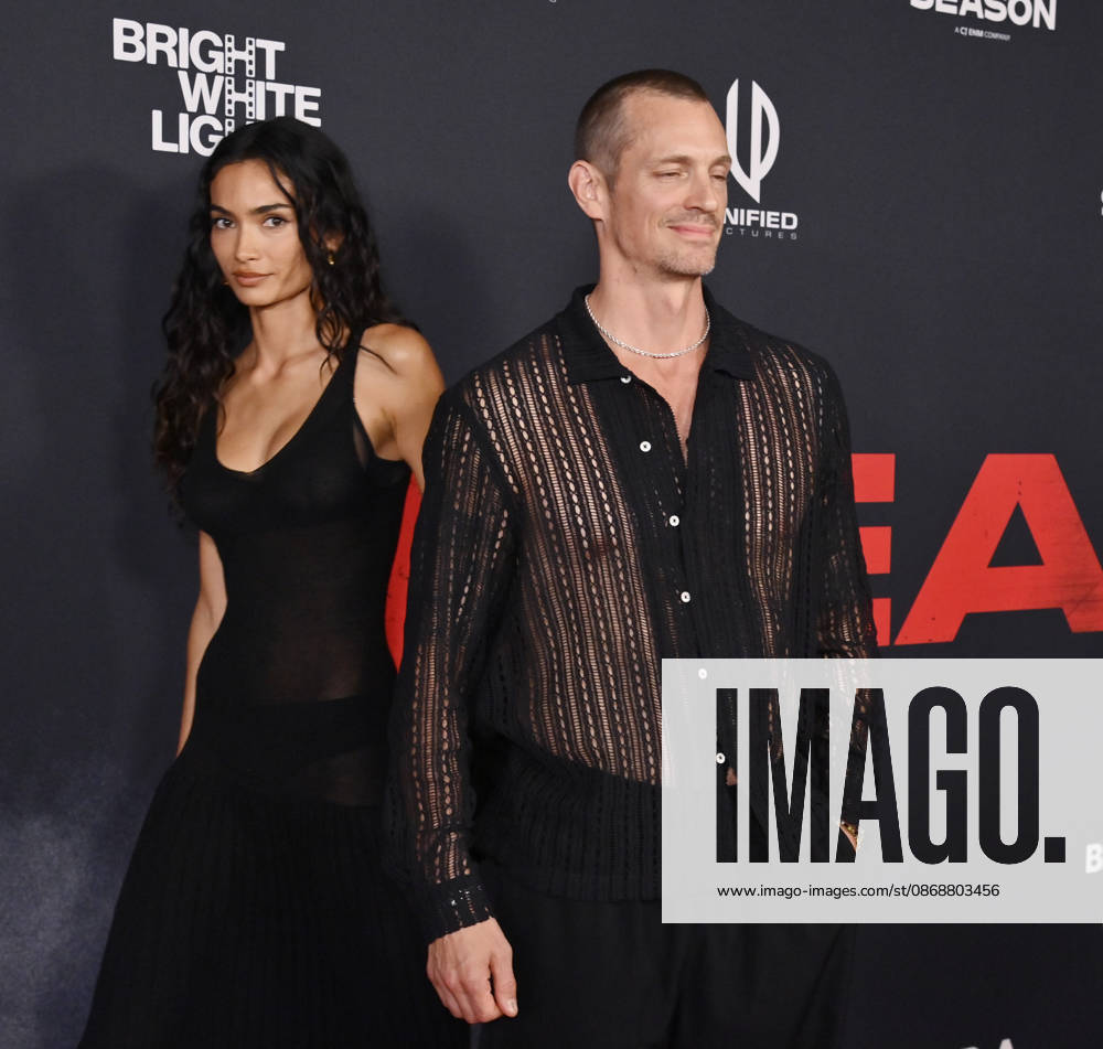 Cast member Joel Kinnaman and his wife Kelly Gale attends the premiere of the motion picture thriller The Beast at the Academy museum of Motion Pictures in Los Angeles on Tuesday, October 10, 2026. Storyline: When a militia of unidentified hostiles coordinates a coup against the U.S., the president uncovers the extent of The Beast s highly classified offensive capabilities in order to save his life and America. LAP20261006830 JIMxRUYMEN