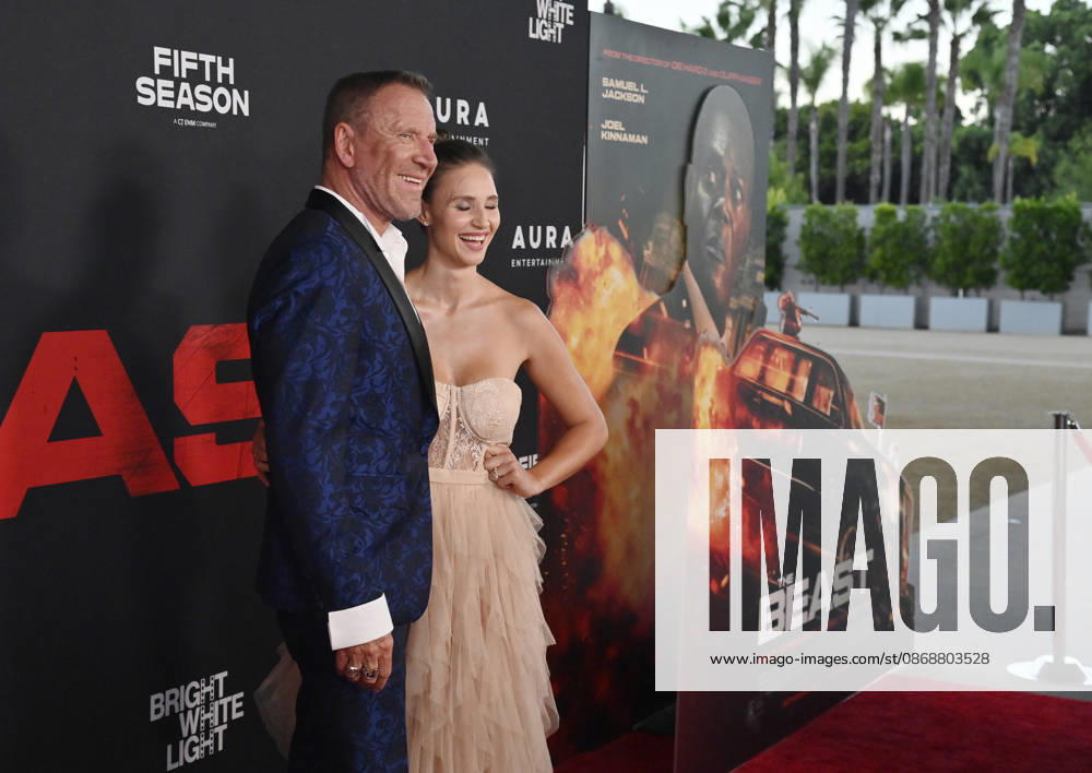 Director Reny Darlin and his wife Kelly Gale attend the premiere of the motion picture thriller The Beast at the Academy museum of Motion Pictures in Los Angeles on Tuesday, October 10, 2026. Storyline: When a militia of unidentified hostiles coordinates a coup against the U.S., the president uncovers the extent of The Beast s highly classified offensive capabilities in order to save his life and America. LAP20261006809 JIMxRUYMEN