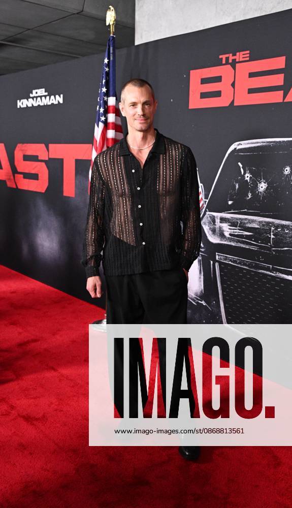 Inside arrivals for the Los Angeles premiere of The Beast at the Academy Museum of Motion Pictures Featuring: Joel Kinnaman Where: Los Angeles, California, United States When: 06 Oct 2026 Credit: Jacob Lewis INSTARimages . NOT FOR USE BY NEWSPAPERS BASED IN THE UK.