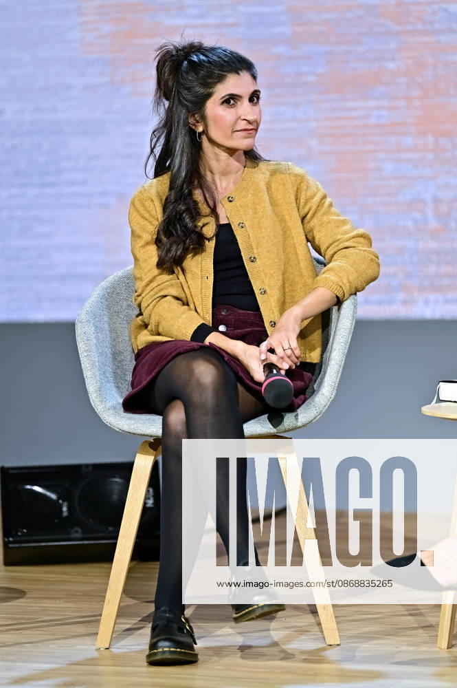 Frankfurter Buchmesse 2026. Schriftstellerin Shida Bazyar ( Gewinnerin Deutscher Buchpreis 2026 ) am 07.10.2026 auf der Frankfurter Buchmesse. 20261007MWI151737