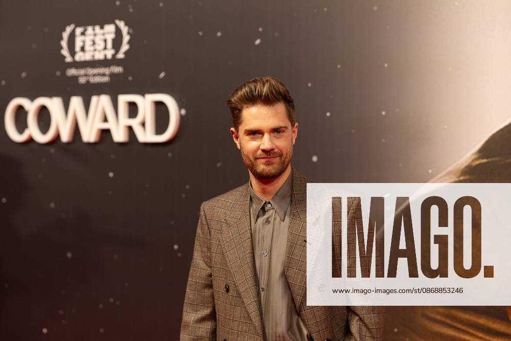 Director Lucas Dhondt pictured during the opening of Gent International Film Festival, with the opening film Coward by Gent director Dhont on Wednesday 7 October 2026. The 53rd edition of Film Fest Gent takes place from 07 to 18 October. Coward is Dhont s third feature film and this is the third time a film by Dhont has opened the festival. This previously happened with Girl in 2018 and Close in 2022. JAMES ARTHUR PHOTOGRAPHY JAMESxARTHURxGEKIERE 189086703