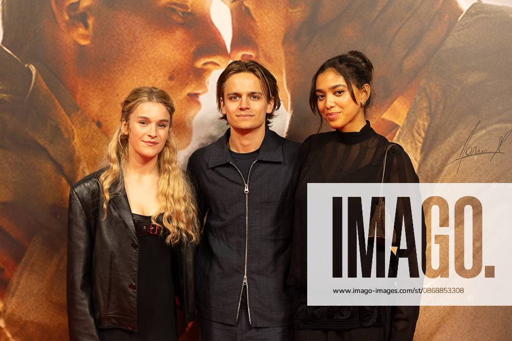 Actress And Singer Pommelien Thijs and Actor Kes Bakker and Actress Ayana Doucourà pictured during the opening of Gent International Film Festival, with the opening film Coward by Gent director Dhont on Wednesday 7 October 2026. The 53rd edition of Film Fest Gent takes place from 07 to 18 October. Coward is Dhont s third feature film and this is the third time a film by Dhont has opened the festival. This previously happened with Girl in 2018 and Close in 2022. JAMES ARTHUR PHOTOGRAPHY JAMESxARTHURxGEKIERE 189086552