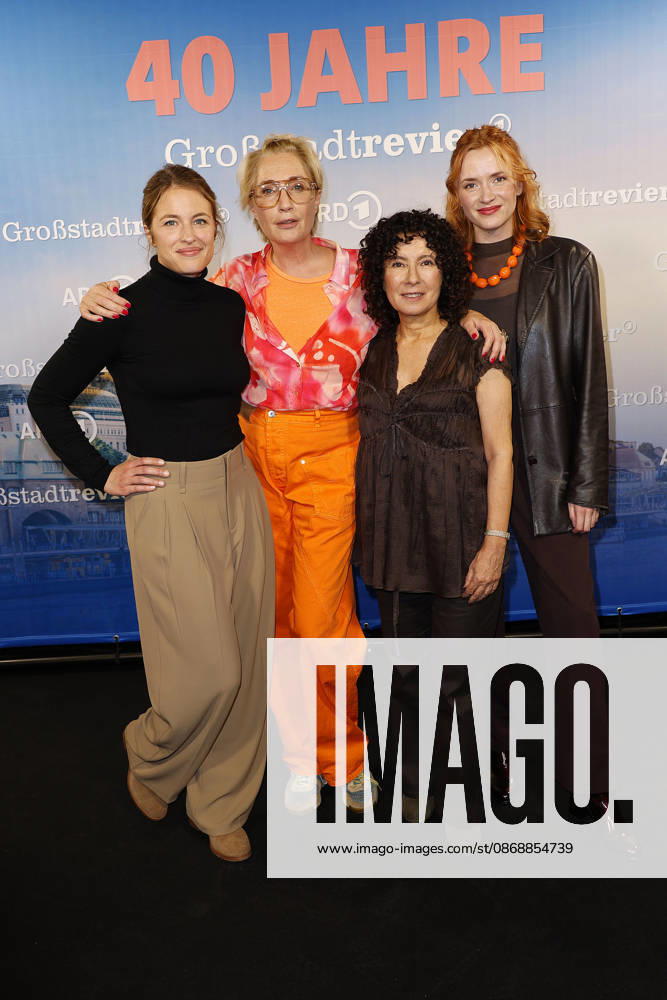 Sinha Melina Gierke, Saskia Fischer, Maria Ketikidou and Sofie Junker attend the photo call for the 40th anniversary of the series *Großstadtrevier* on October 7, 2026 at the Astor Film Lounge in Hamburg, Germany 40th anniversary *Großstadtrevier* photo call in Hamburg, Germany