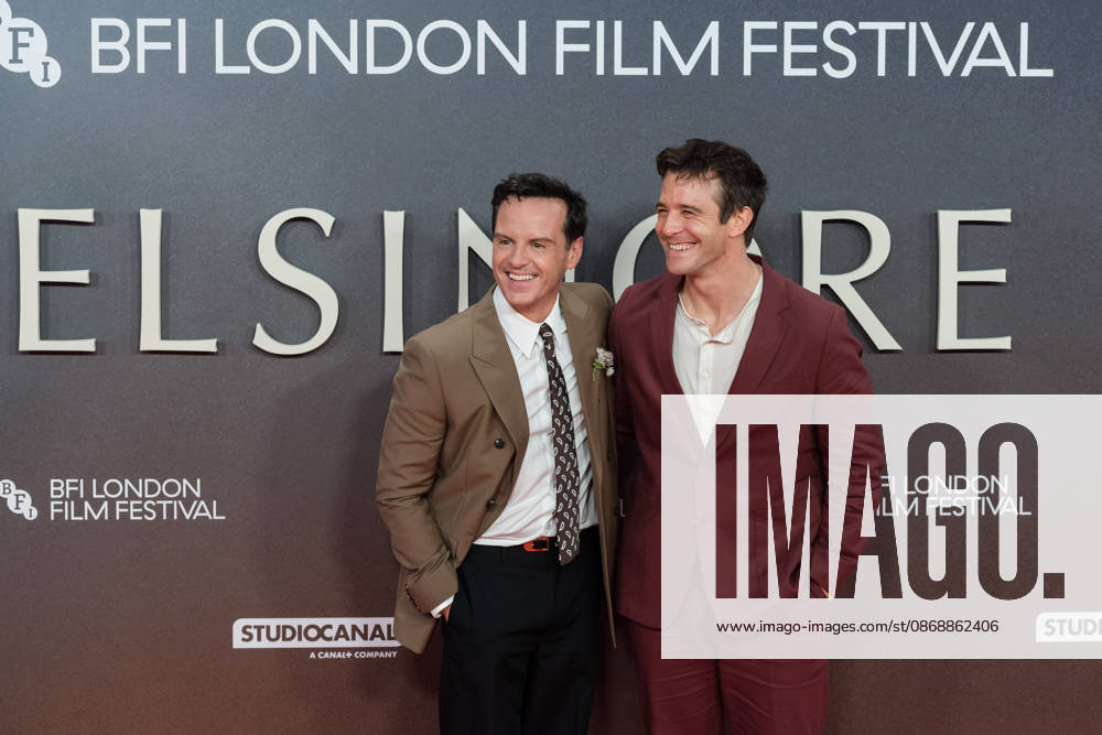 Elsinore Opening Night Gala at BFI London Film Festival LONDON, UNITED KINGDOM - OCTOBER 07: Andrew Scott (L) and Luke Thompson (R) attend the opening night gala of Elsinore during the 70th BFI London Film Festival at the Royal Festival Hall in London, United Kingdom on October 07, 2026. Wiktor Szymanowicz Anadolu London United Kingdom. Editorial use only. Please get in touch for any other usage.