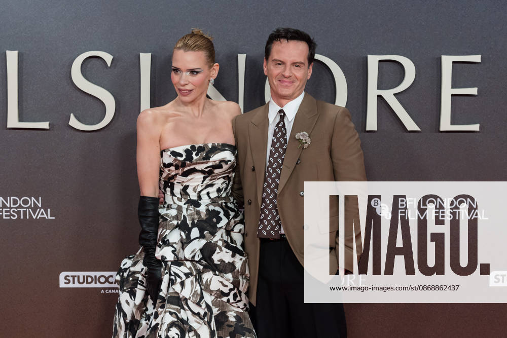 Elsinore Opening Night Gala at BFI London Film Festival LONDON, UNITED KINGDOM - OCTOBER 07: Billie Piper (L) and Andrew Scott (R) attend the opening night gala of Elsinore during the 70th BFI London Film Festival at the Royal Festival Hall in London, United Kingdom on October 07, 2026. Wiktor Szymanowicz Anadolu London United Kingdom. Editorial use only. Please get in touch for any other usage.