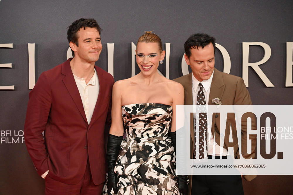 Celebrities attend the Elsinore Opening Night premiere during the 70th BFI London Film Festival held at BFI Southbank in London, England Featuring: Luke Thompson, Billie Piper, Andrew Scott Where: London, United Kingdom When: 07 Oct 2026 Credit: Cover Images . NOT FOR USE BY NEWSPAPERS BASED IN THE UK.