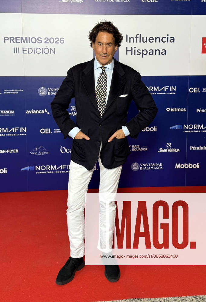 3rd Annual Hispanic Influence Awards: Businessman Álvaro de Marichalar during the 3rd Annual Hispanic Influence Awards ceremony on October 7, 2026, in Madrid, Spain. The main objective of the Hispanic Influence Awards is to recognize excellence, talent, creativity, and leadership of individuals and institutions that strengthen the ties between the Spanish-speaking community and promote Hispanic values on a global scale AWARDS PEOPLE PHOTOCALL Europa Press Reports 10 07 2026 Madrid, Spain