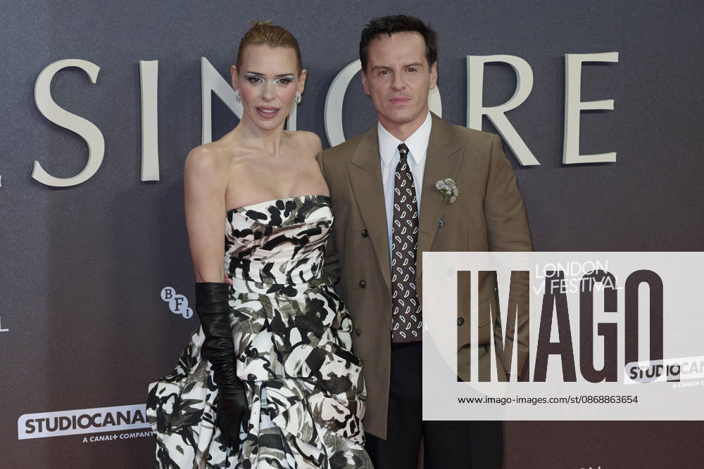 Billie Piper and Andrew Scott pictured attending the BFI London Film Festival Opening Gala - Elsinore at the BFI Southbank Royal Festival Hall Featuring: Billie Piper and Andrew Scott Where: London, United Kingdom When: 07 Oct 2026 Credit: Alan West Cover Images . NOT FOR USE BY NEWSPAPERS BASED IN THE UK.