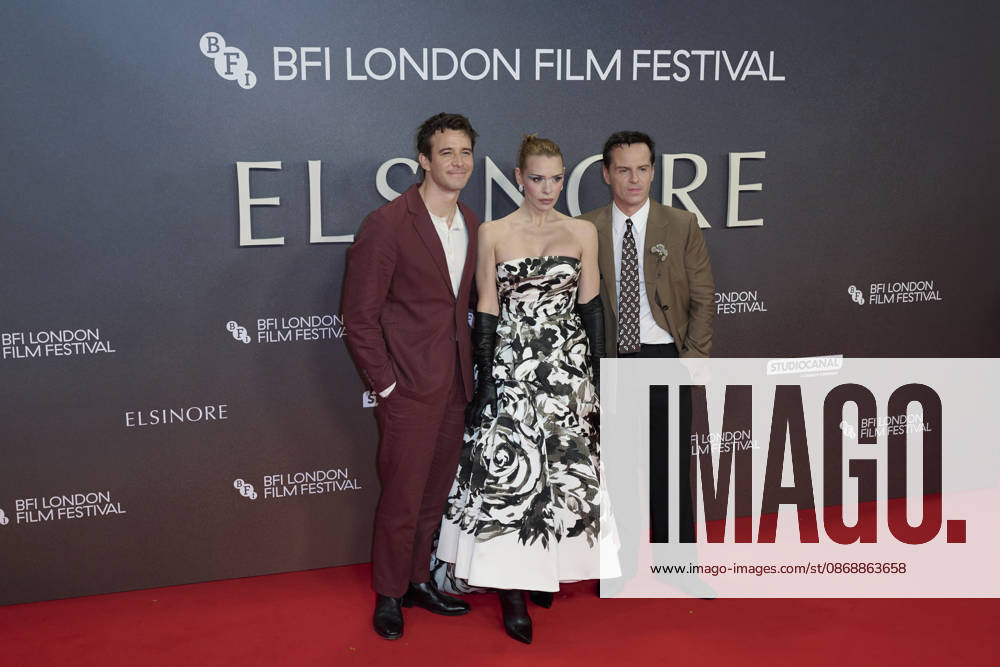 Luke Thompson, Billie Piper and Andrew Scott pictured attending the BFI London Film Festival Opening Gala - Elsinore at the BFI Southbank Royal Festival Hall Featuring: Luke Thompson, Billie Piper and Andrew Scott Where: London, United Kingdom When: 07 Oct 2026 Credit: Alan West Cover Images . NOT FOR USE BY NEWSPAPERS BASED IN THE UK.
