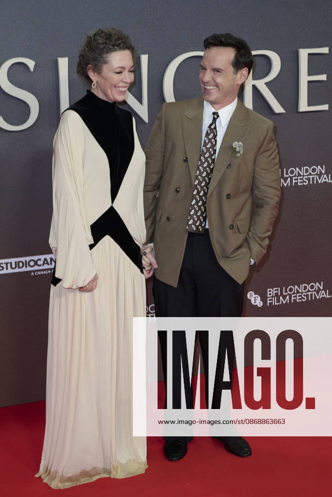 Olivia Colman and Andrew Scott pictured attending the BFI London Film Festival Opening Gala - Elsinore at the BFI Southbank Royal Festival Hall Featuring: Olivia Colman and Andrew Scott Where: London, United Kingdom When: 07 Oct 2026 Credit: Alan West Cover Images . NOT FOR USE BY NEWSPAPERS BASED IN THE UK.