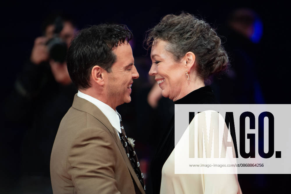 London Film Festival 2026 - Elsinore Opening Night Gala Arrivals at Royal Festival Hall, Southbank, London, UK - 7 October, 2026 Andrew Scott and Olivia Colman attends the Opening Night Gala of Elsinore at The 70th BFI London Film Festival at Royal Festival Hall, Southbank, London, England, UK on Wednesday 7 October, 2026., Credit:Justin Ng Avalon UK, England, London, Royal Festival Hall, Southbank