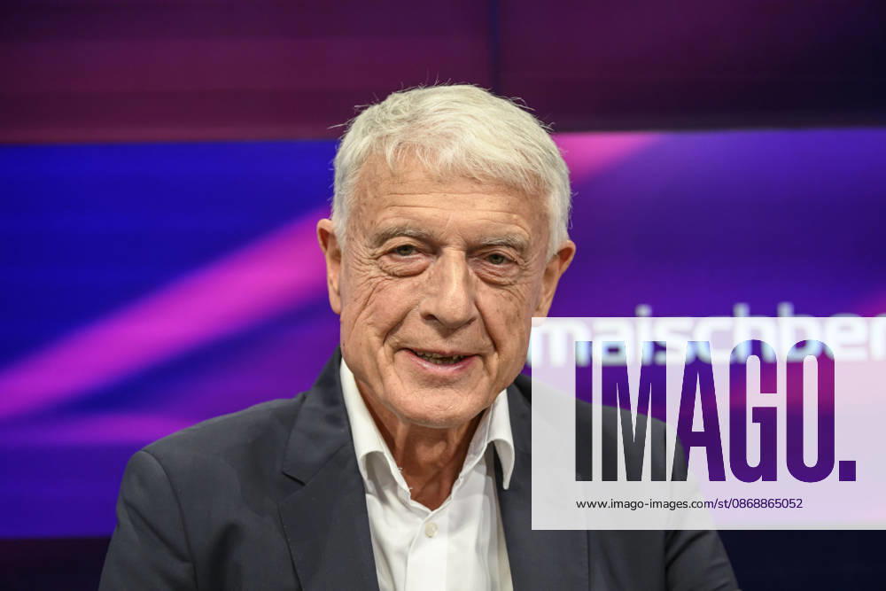 Im Bild v.l.: Werner Sonne (Journalist und Autor), GER, Berlin, Studio, zu Gast bei Maischberger, politische Talkshow, TV, Format, mit Moderatorin Sandra Maischberger, Das Erste, aus Adlershof Am Studio 20, 07.10.2026,