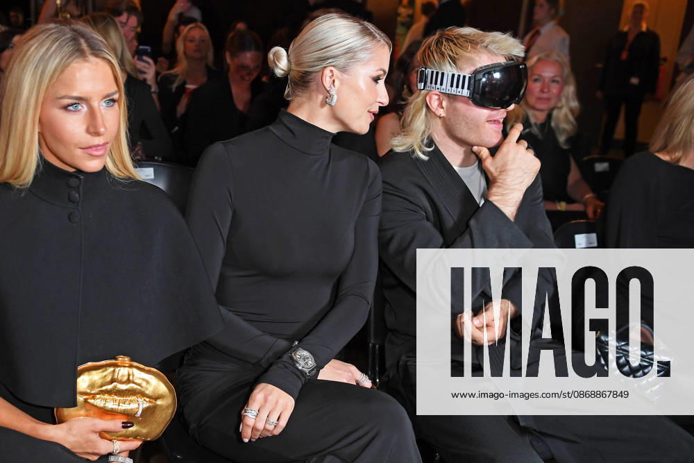Lena Gercke, Ski Aggu (August Jean Diederich) bei der ABOUT YOU OPERA FASHION SHOW im Admiralspalast in Berlin am 07.10.2026