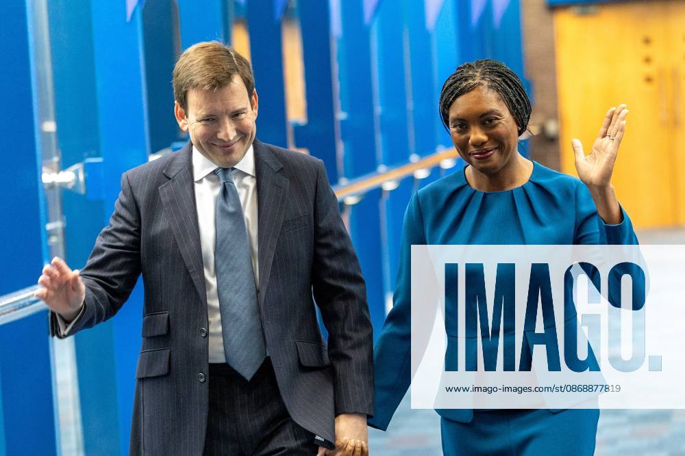Conservative Party Conference, Day 4, The ICC Birmingham, UK - 07 Oct 2026 Conservative party leader Kemi Badenoch and her husband Hamish Badenoch (left), arrive ahead of her keynote speech on the final day of the Conservative Party Conference at the International Convention Centre in Birmingham The Conservative Party leader, Kemi Badenoch s gives her keynote speech at the International Convention Centre on the final day (day four) of the Conservative Party Conference at the International Convention Centre in Birmingham. The Conservative Party opened its annual conference under the slogan Stronger economy, stronger country Birmingham United Kingdom