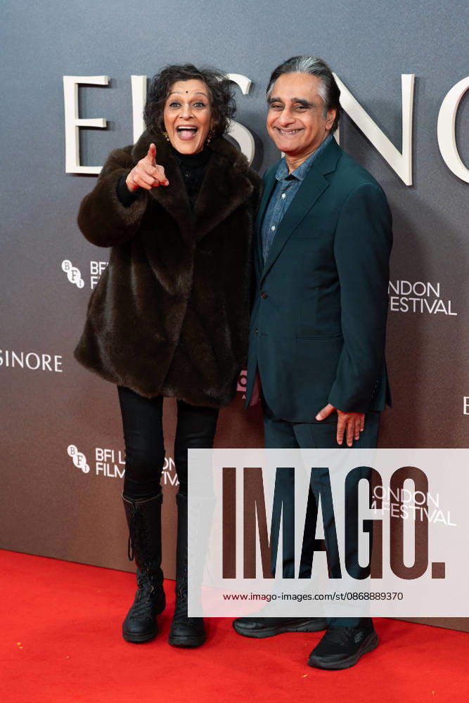 Elsinore 2026 Opening Gala during the 70th BFI London Film Festival at The Royal Festival Hall in London, UK - 7 OCT 2026. Meera Syal and Sanjeev Bhaskar OBE attends the Elsinore 2026 Opening Gala during the 70th BFI London Film Festival at The Royal Festival Hall. London United Kingdom