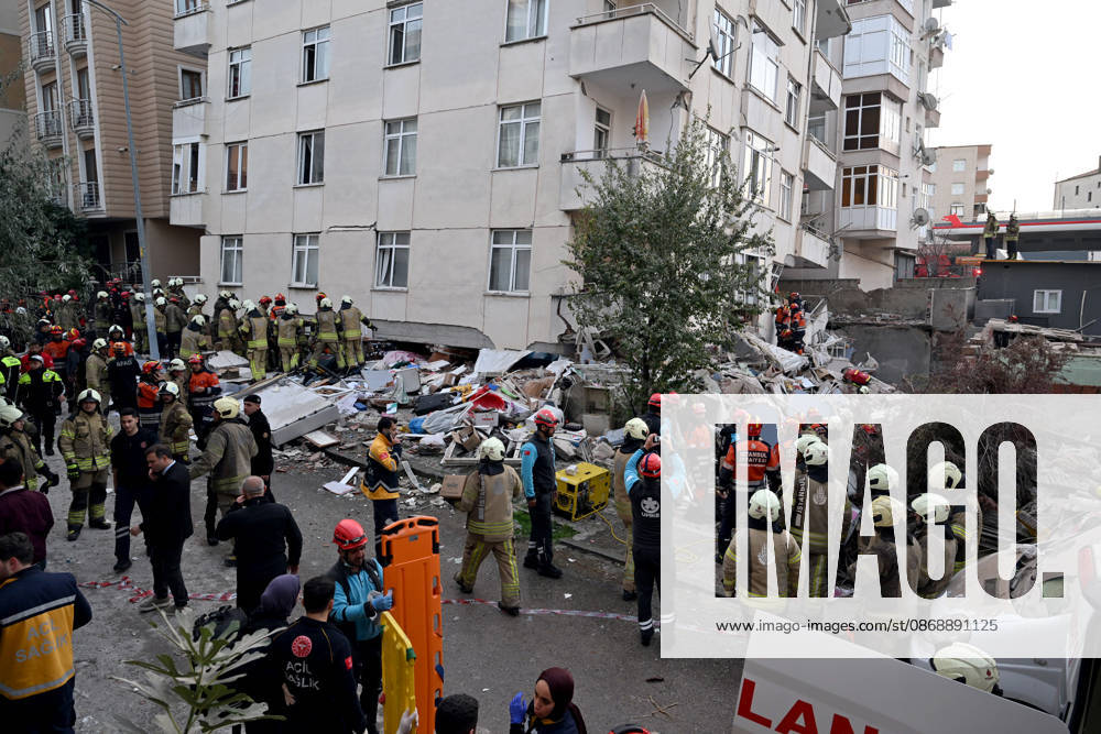 Partial collapse occurs in 7-story building in Istanbul s Maltepe district ISTANBUL, TURKIYE - OCTOBER 8: Search and rescue operations are launched after the lower floors of a seven-story building partially collapse in Maltepe district of Istanbul, Turkiye, on October 8, 2026. Murat Sengul Anadolu Istanbul Turkey. Editorial use only. Please get in touch for any other usage.