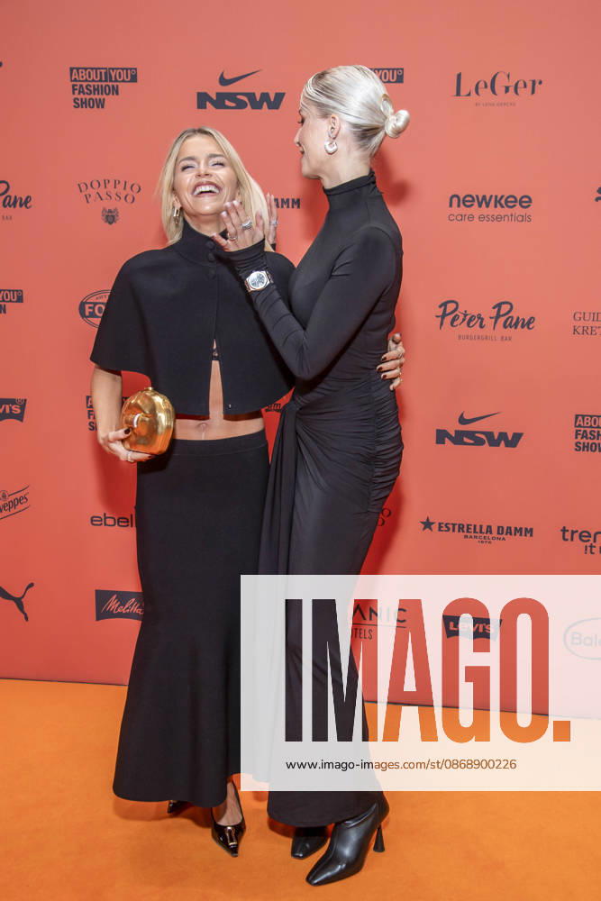 ABB ABOUTYOU- Caroline Daur und Lena Gercke zu Gast auf dem Orangenen Teppich bei der ABOUT YOU Opera Fashion Show im Admiralspalast am 07.10.2026 Berlin Deutschland