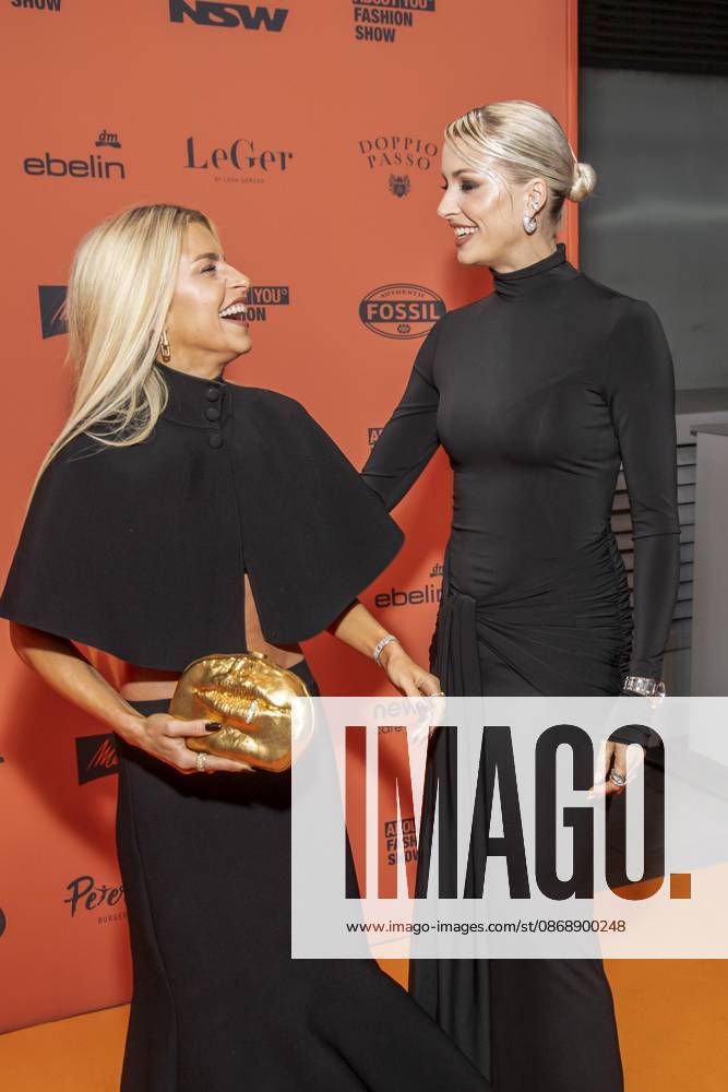 ABB ABOUTYOU- Caroline Daur und Lena Gercke zu Gast auf dem Orangenen Teppich bei der ABOUT YOU Opera Fashion Show im Admiralspalast am 07.10.2026 Berlin Deutschland