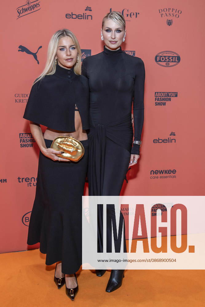 ABB ABOUTYOU- Caroline Daur und Lena Gercke zu Gast auf dem Orangenen Teppich bei der ABOUT YOU Opera Fashion Show im Admiralspalast am 07.10.2026 Berlin Deutschland