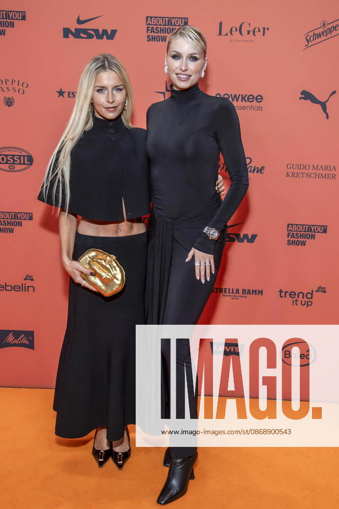 ABB ABOUTYOU- Caroline Daur und Lena Gercke zu Gast auf dem Orangenen Teppich bei der ABOUT YOU Opera Fashion Show im Admiralspalast am 07.10.2026 Berlin Deutschland