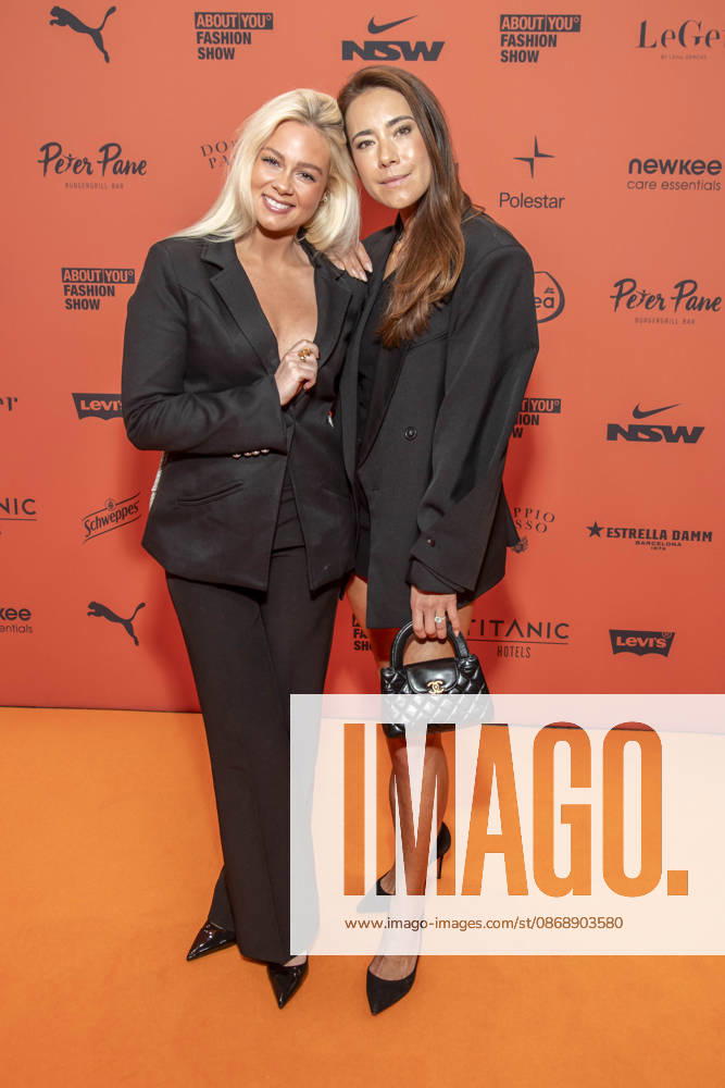 ABB ABOUTYOU- Joe Wuensche und Angela Gessmann zu Gast auf dem Orangenen Teppich bei der ABOUT YOU Opera Fashion Show im Admiralspalast am 07.10.2026 in Berlin Berlin Deutschland
