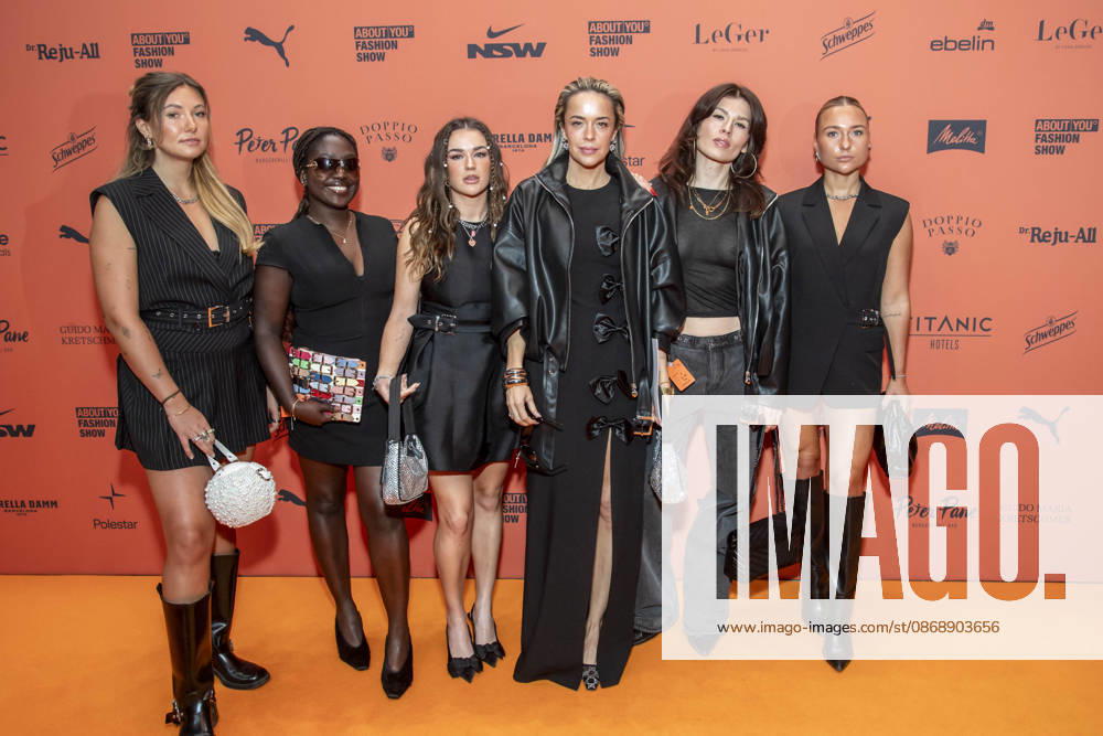 ABB ABOUTYOU- Samira Williams, Marina Hoermanseder und Victoria Velvet zu Gast auf dem Orangenen Teppich bei der ABOUT YOU Opera Fashion Show im Admiralspalast am 07.10.2026 in Berlin Berlin Deutschland
