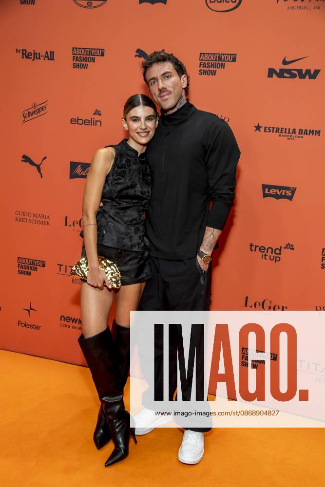 ABB ABOUTYOU- Katharina Gretschuchin und Dennis Gries zu Gast auf dem Orangenen Teppich bei der ABOUT YOU Opera Fashion Show im Admiralspalast am 07.10.2026 in Berlin Berlin Deutschland