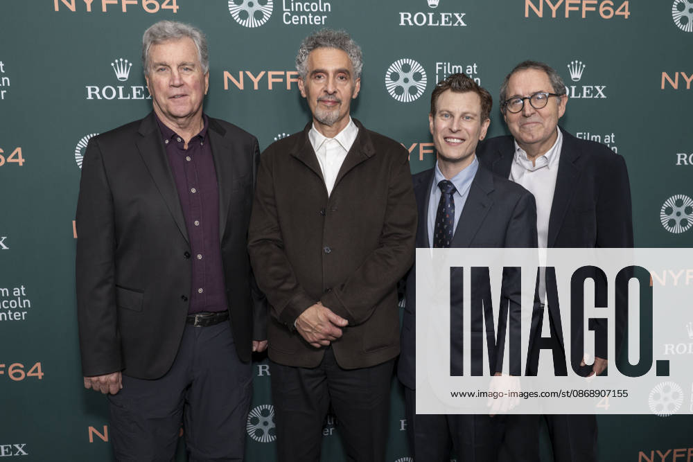 TOM BERNARD, JOHN TURTURRO, NOAH SEGAN and MICHAEL BARKER attend the premiere of The Only Living Pickpocket in New York at the 64th annual New York Film Festival at Alice Tully Hall, Lincoln Center in New York. 7 October 2026 New York USA - ZUMAa265 20261007_zep_a265_070