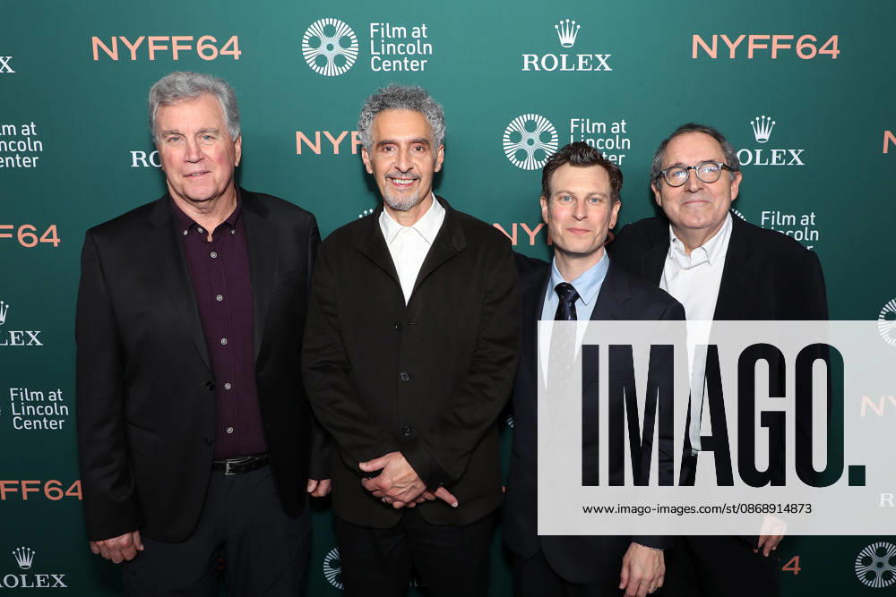 Arrivals at the 64th New York Film Festival for The Only Living Pickpocket in New York premiere Featuring: (L-R) Tom Bernard (Co-Pres SPC), John Turturro, Noah Segan (Writer, Director) and Michael Barker (Co-Pres SPC) Where: New York, New York, United States When: 07 Oct 2026 Credit: Marion Curtis StarPix for Sony Pictures Classics INSTARimages . NOT FOR USE BY NEWSPAPERS BASED IN THE UK.