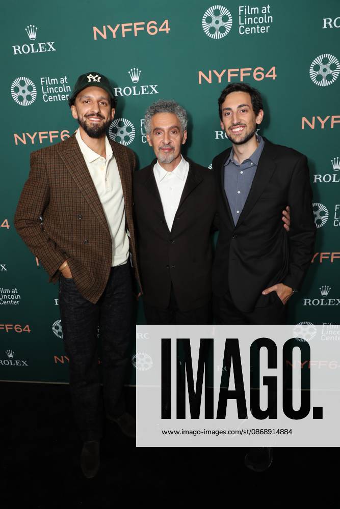 Arrivals at the 64th New York Film Festival for The Only Living Pickpocket in New York premiere Featuring: (L-R) Landry Shamet, John Turturro and Diego Turturro Where: New York, New York, United States When: 07 Oct 2026 Credit: Marion Curtis StarPix for Sony Pictures Classics INSTARimages . NOT FOR USE BY NEWSPAPERS BASED IN THE UK.