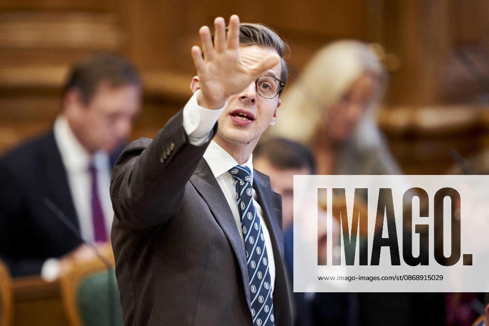 Opening debate in the Danish Parliament Chairman of the Liberal Alliance Alex Vanopslagh during the opening debate of the Folketing in the Parliament Hall at Christiansborg on Thursday, October 8, 2026. (Photo: Thomas Traasdahl Ritzau Scanpix) , Copenhagen Denmark