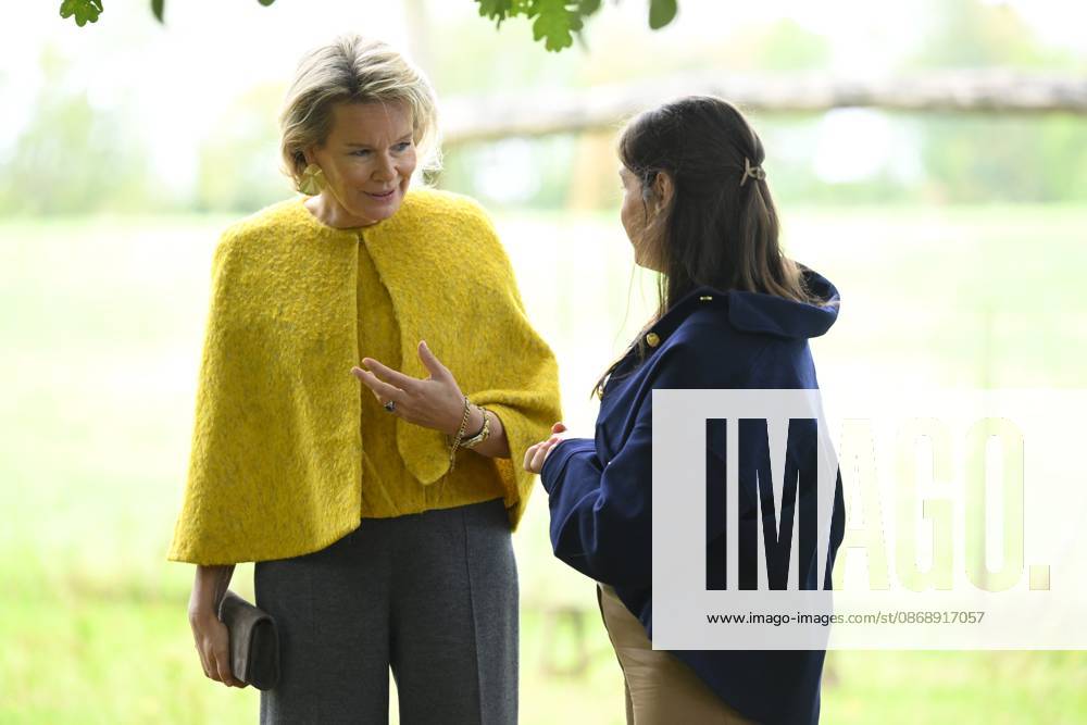 Queen Mathilde Visits Winners Of the 2026 Queen Mathilde Prize GREZ-DOICEAU, BELGIUM - OCTOBER 08: Queen Mathilde of Belgium pictured visiting two organizations that won the 2026 Queen Mathilde Prize : Vzw Alba, on October 08, 2026 in Grez-Doiceau, Belgium, 08 10 2026 Grez-Doiceau Belgium