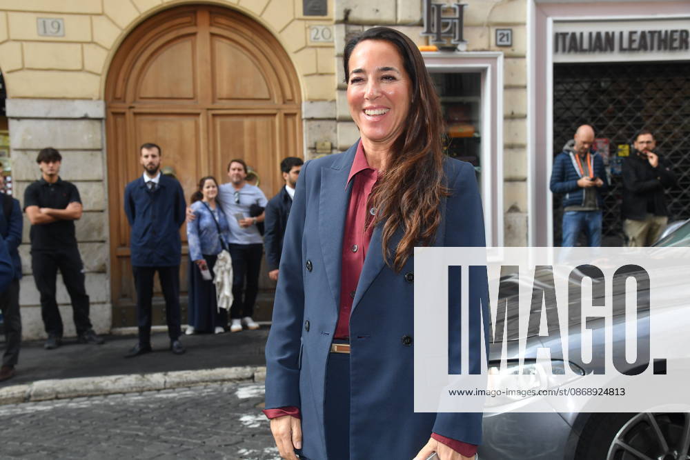 IPA89427883 - Rome, Teatro Sistina: Celebration marking the 150th anniversary of *Corriere della Sera*. Pictured: Licia Ronzulli