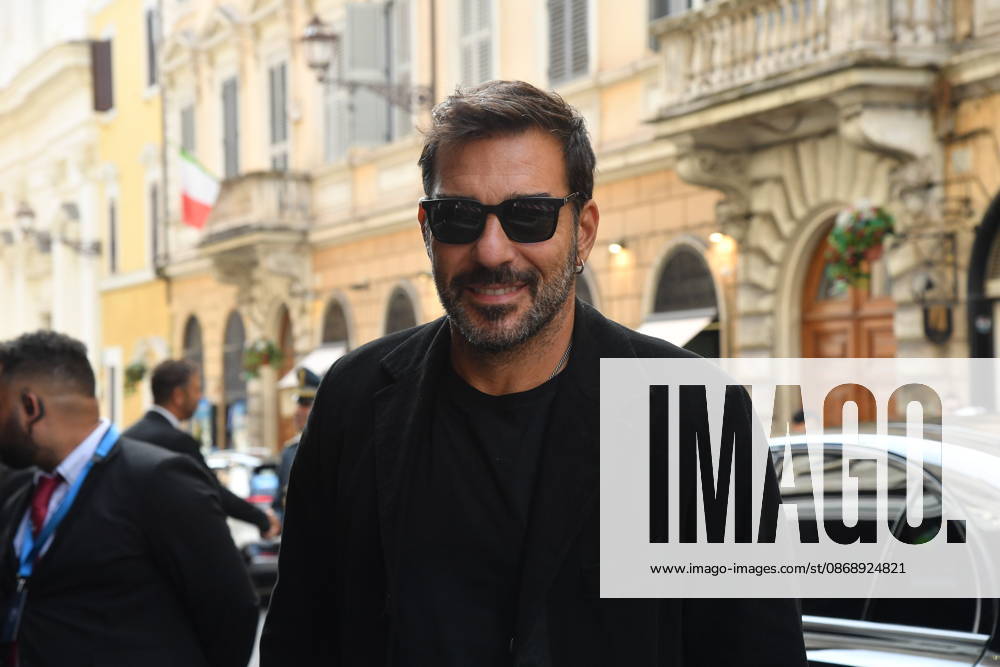 IPA89428066 - Rome, Teatro Sistina: Celebration marking the 150th anniversary of *Corriere della Sera*. Pictured: Edoardo Leo