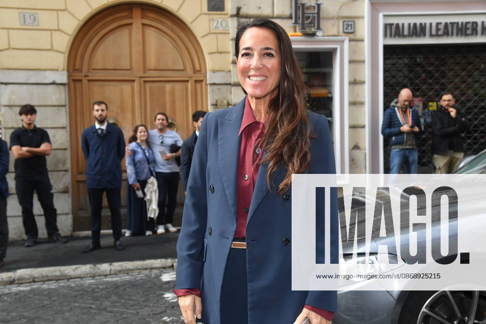 IPA89427900 - Rome, Teatro Sistina: Celebration marking the 150th anniversary of *Corriere della Sera*. Pictured: Licia Ronzulli