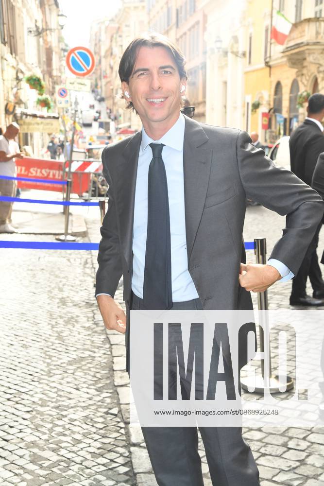 IPA89428046 - Rome, Teatro Sistina: Celebration marking the 150th anniversary of *Corriere della Sera*. Pictured: Alessandro Onorato