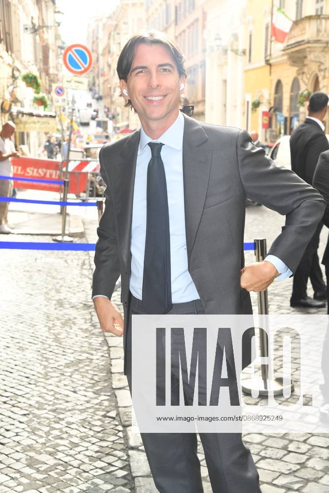 IPA89428047 - Rome, Teatro Sistina: Celebration marking the 150th anniversary of *Corriere della Sera*. Pictured: Alessandro Onorato