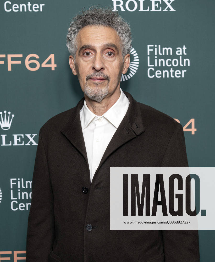 John Turturro attends the 64th New York Film Festival Noah Segan s The Only Living Pickpocket in New York New York Premiere. Held at Alice Tully Hall at Lincoln Center in New York. Zuma Press. October 7, 2026 New York United States - ZUMAp281 20261007_zea_p281_055