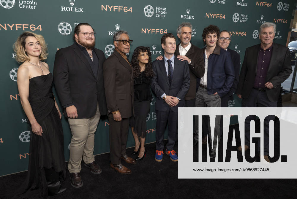 Tatiana Maslany, Dom Acquista, Giancarlo Esposito, Karina Arroyave, Noah Segan, John Turturro, Will Price, Michael Barker and Tom Bernard attend the 64th New York Film Festival Noah Segan s The Only Living Pickpocket in New York New York Premiere. Held at Alice Tully Hall at Lincoln Center in New York. Zuma Press. October 7, 2026 New York United States - ZUMAp281 20261007_zea_p281_078