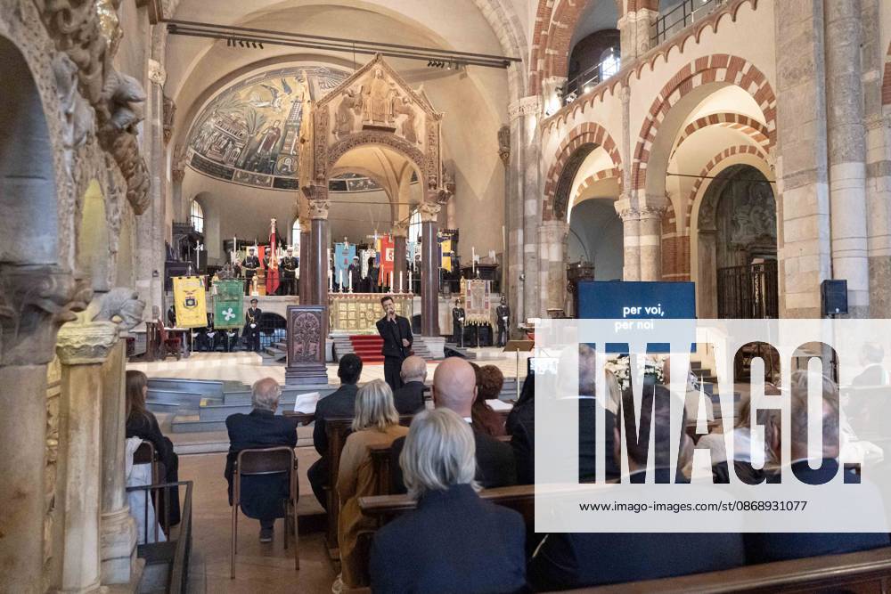 IPA89429959 - Milan, October 8, 1926, Basilica of Saint Ambrose, Eucharistic celebration marking the 25th anniversary of the Linate plane crash