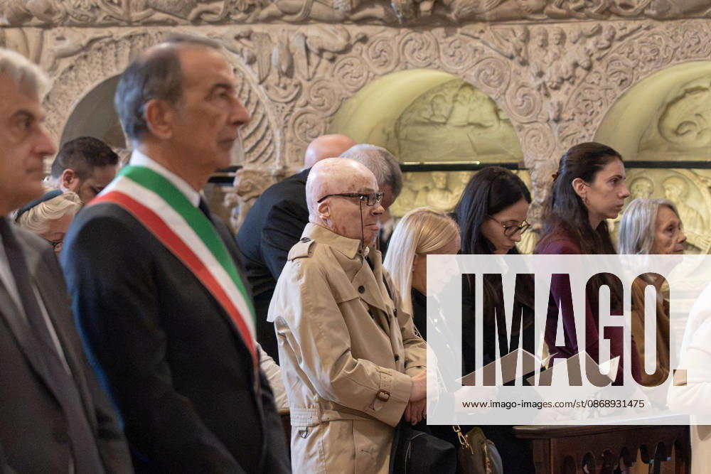 IPA89429925 - Milan, October 8, 1926, Basilica of SantAmbrogio, Eucharistic celebration marking the 25th anniversary of the Linate plane crash Pictured: Pasquale Padovano, a survivor of the crash
