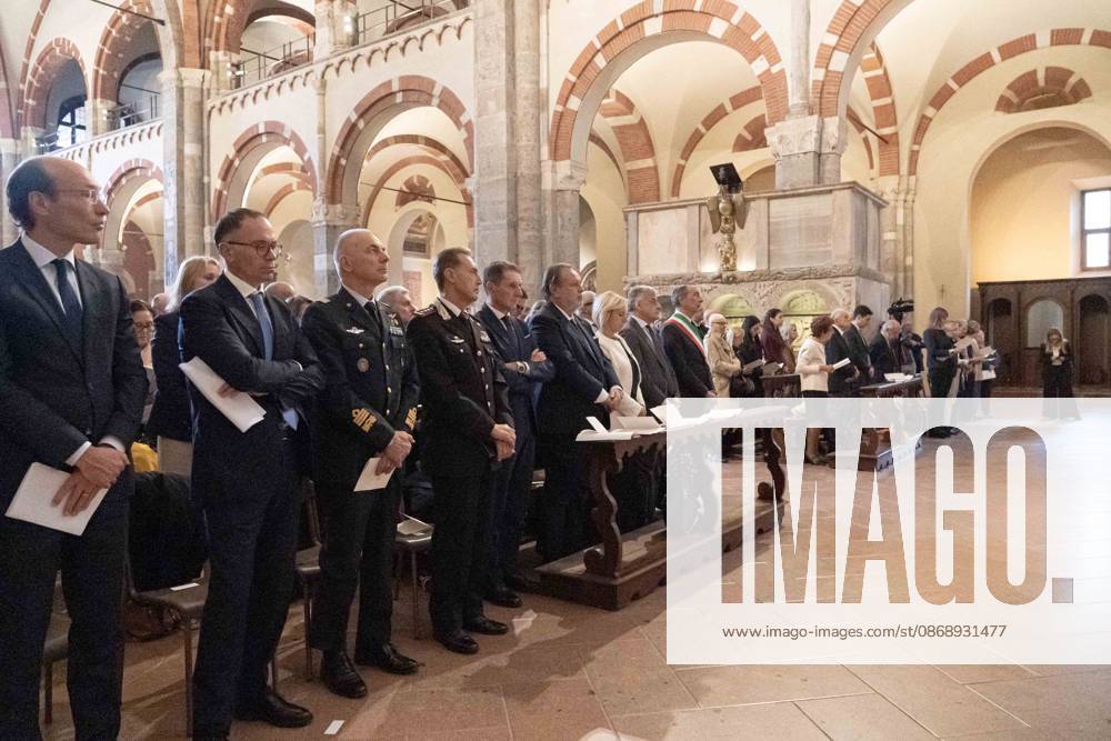 IPA89429926 - Milan, October 8, 26, Basilica of St. Ambrose, Eucharistic celebration marking the 25th anniversary of the Linate plane crash