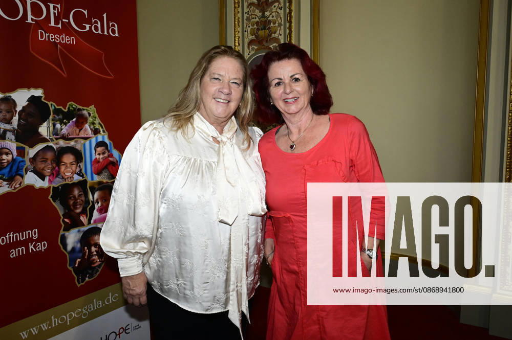 Kathy Kelly und Viola Klein beim Pressegespräch und Präsentation des 16. HOPE-Award zur 18. Hope Gala 2026 im Schauspielhaus Dresden. Dresden