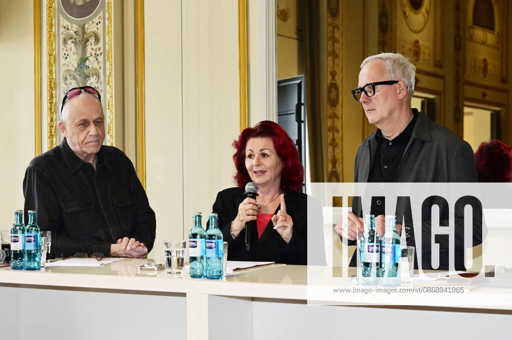 Stefan Hippler, Viola Klein und Joachim Klement beim Pressegespräch und Präsentation des 16. HOPE-Award zur 18. Hope Gala 2026 im Schauspielhaus Dresden. Dresden