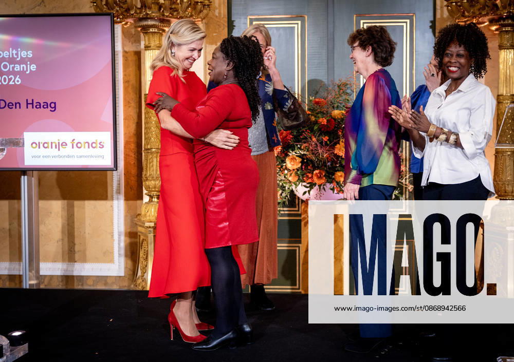 Palace Queen Maxima presented the 2026 Appeltjes van Oranje awards at palace Noordeinde in The Hague. Winner Stek Den Haag Â