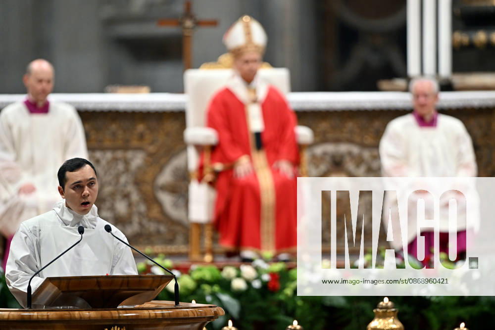 IPA89439183 - Italy, Rome, Vatican, October 8, 2026: Pope Leo XIV celebrates Holy Mass for the start of the academic year at the Pontifical Universities in St. Peter s Basilica in the Vatican. Photo by ALESSIA GIULIANI Catholic Press Photo